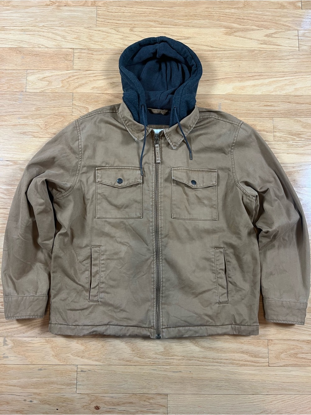 American Eagle Men's Hooded Workwear Canvas Jacket XL